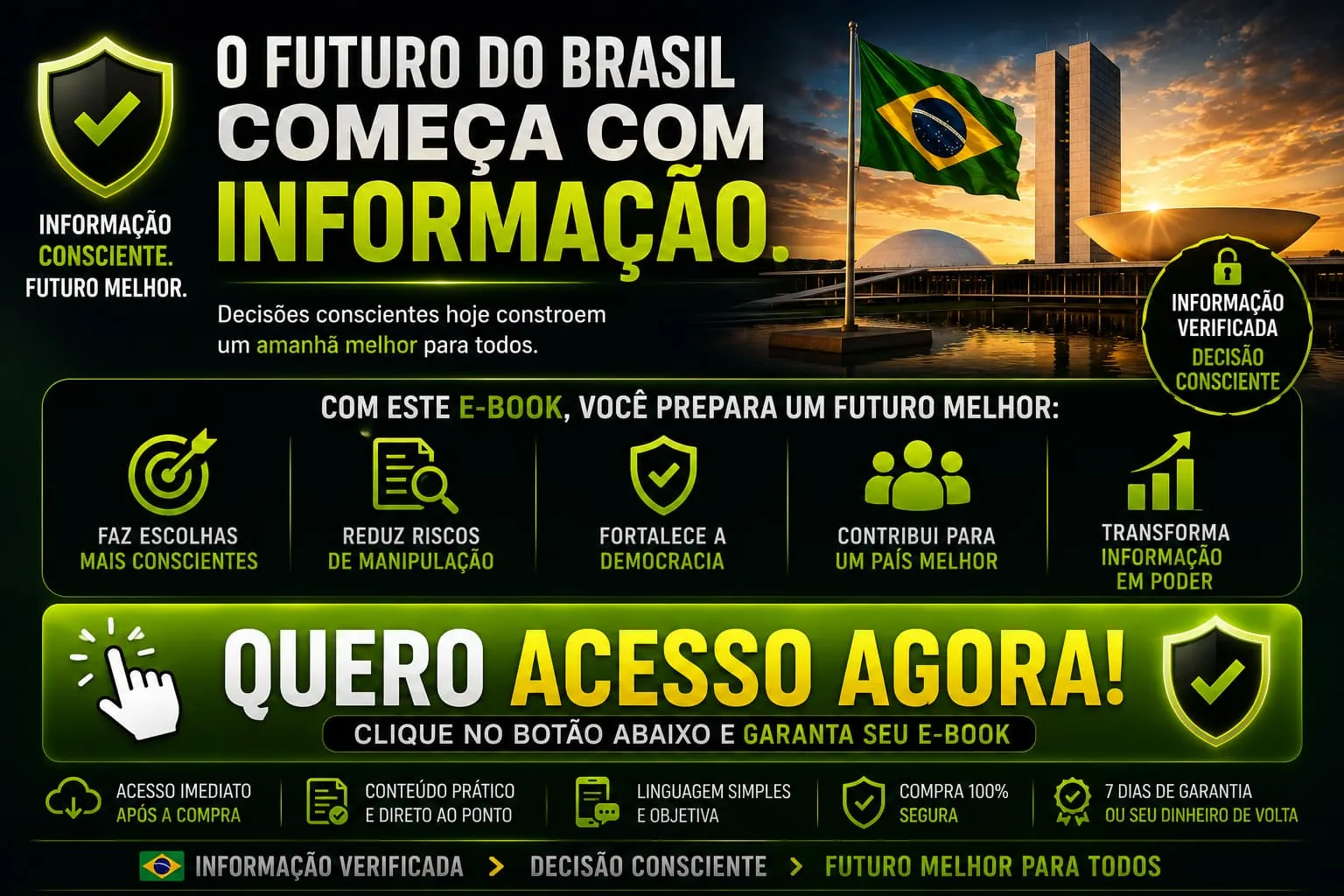 Informação consciente e decisões mais conscientes com o apoio do guia